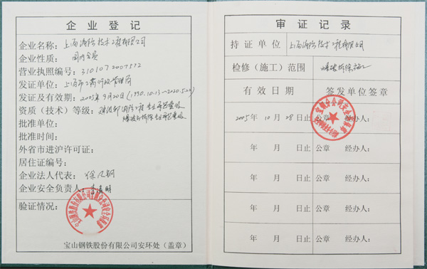 企业登记证